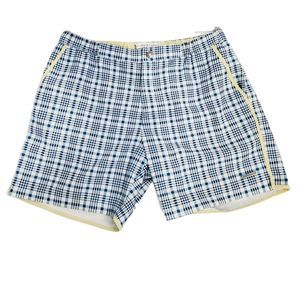 Parke & Ronen plaid men's swim trunk shorts size 30